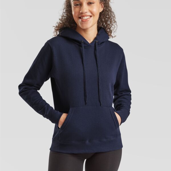 Ladies Hooded Sweatshirt by Fruit Of The Loom Thumbnail